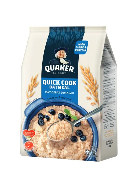 Quaker Quick Cook Oatmeal 1.2kg