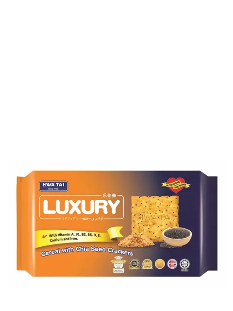 Hwa Tai Luxury Cereal&chiaseed Crackers 12×18.5g