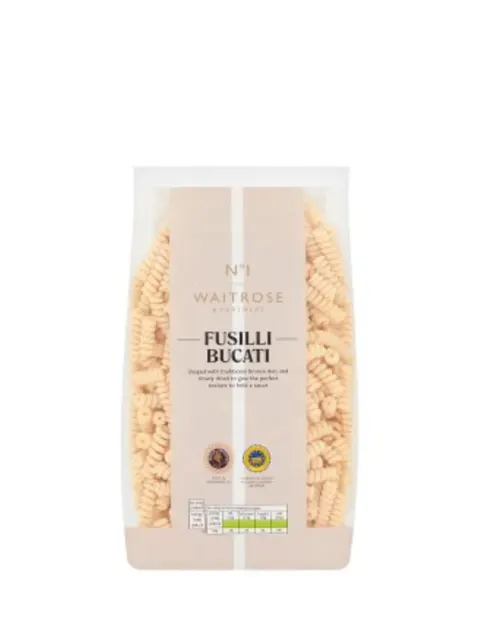 Waitrose No1 Fusilli Bucati Pasta 500g