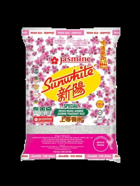 Jasmine Sunwhite Fragrant Rice 1kg