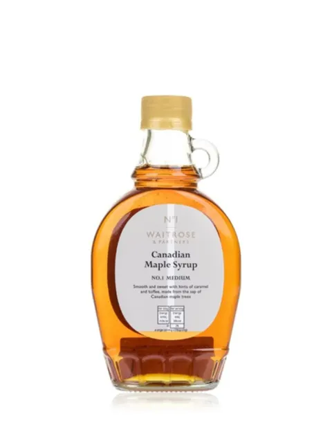 Waitrose No1 Canadian Maple Syrup Amber 330g