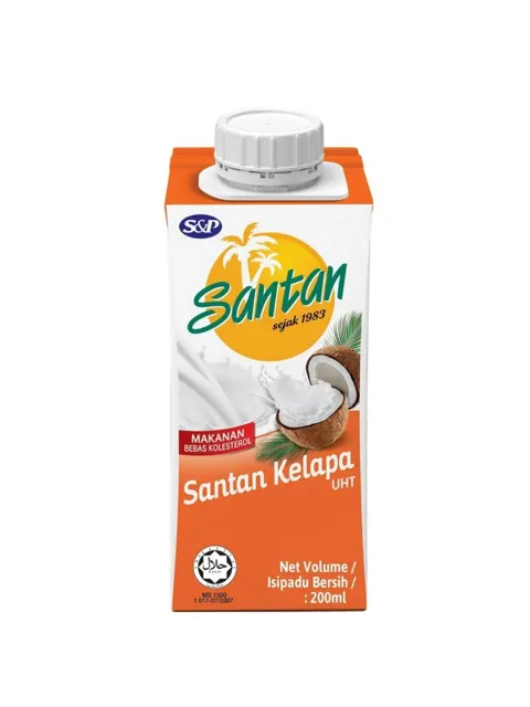 S&p Santan Milk Regular 200ml