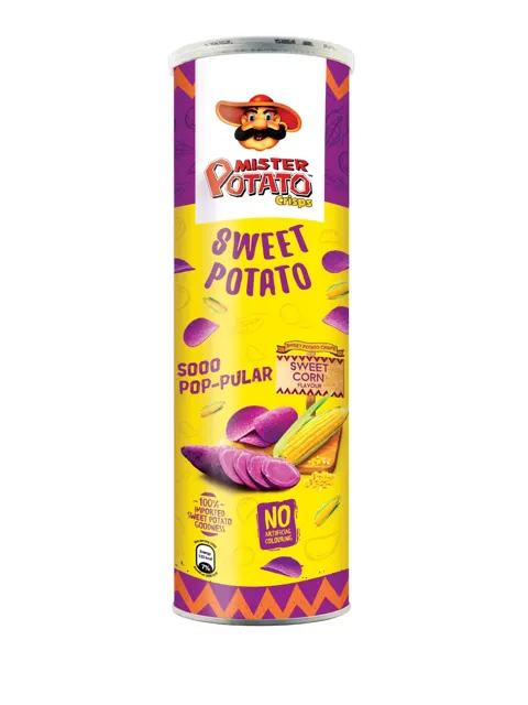 Mr Potato Tubes Sweet Potato Corn 118g