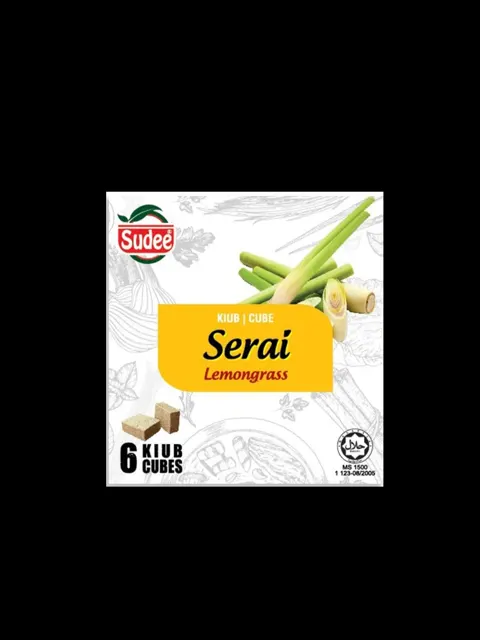Sudee Lemongrass Cube 54g
