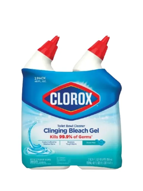 Clorox Tbc Clinging Bleach Gel Ocean Mist 2×709ml