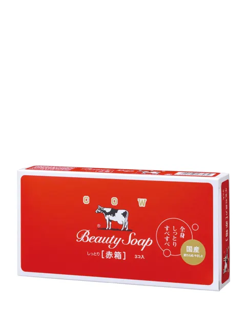 Cow Brand Beauty Soap Red Box 3×108g