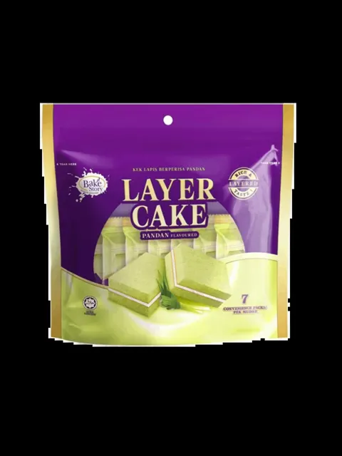 Bake Story Pandan Flavoured Layer Cake 7×16g