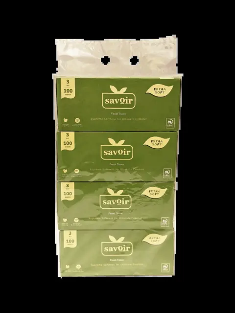 Savoir Facial Tissue Box 3ply 4×100s