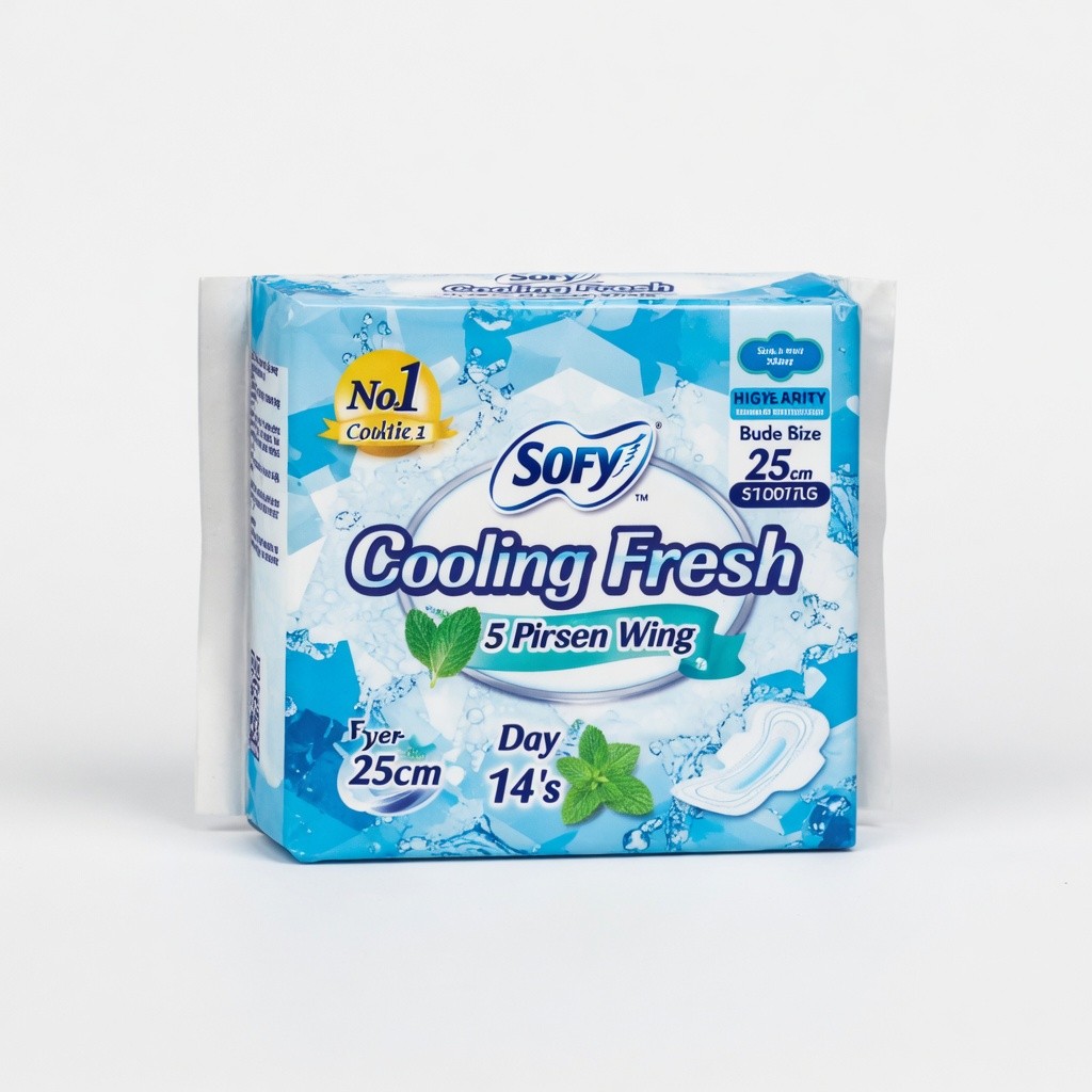 Sofy Cooling Fresh Day Slim Wing (25cm)/Day Maxi (29cm)/Night Slim Wing (25cm)/Night Sl…