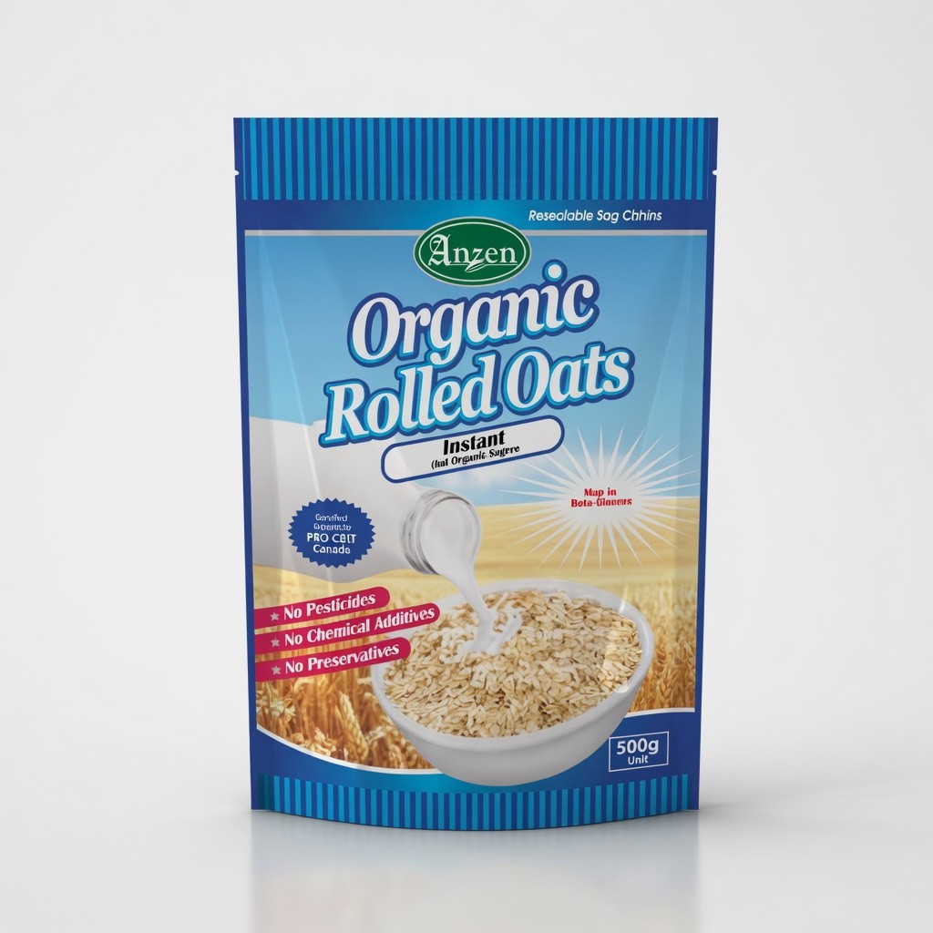 Anzen Organic Rolled Oats