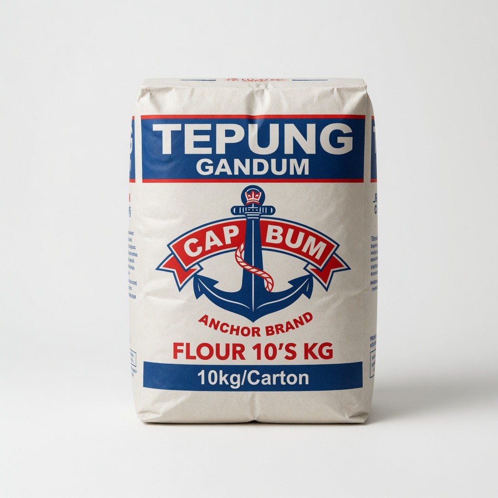 Tepung Gandum Anchor Brand Flour 10kg/Carton