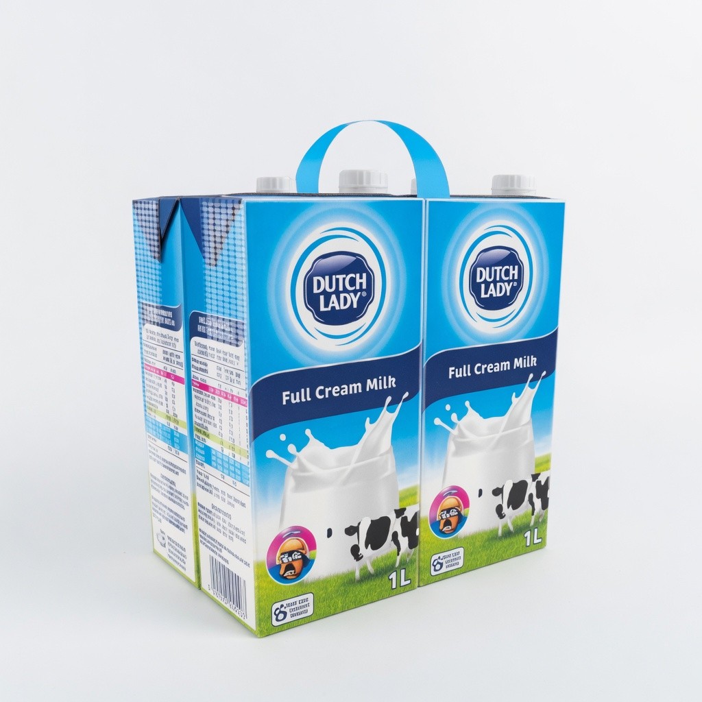 Dutch Lady Pure Farm UHT Milk Full Cream/Low Fat