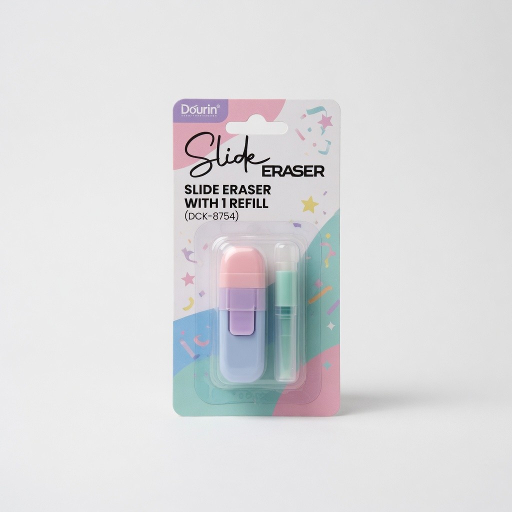Dourin Slide Eraser With 1 Refill (dck-8754)