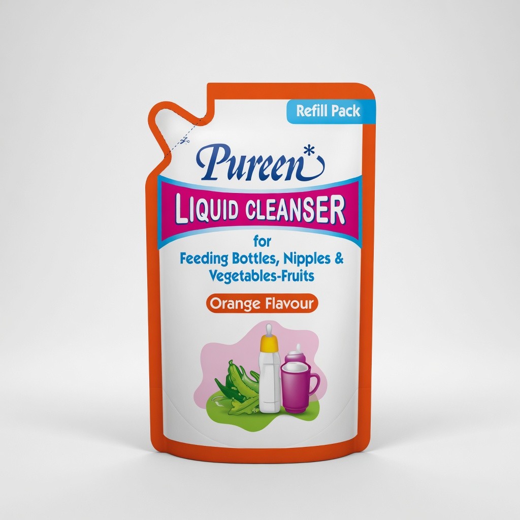 Pureen Liquid Cleanser Mint/Orange/No Flavour