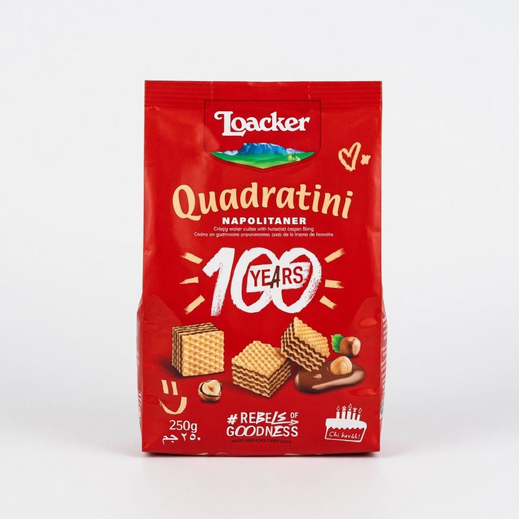 Loacker Quadratini Asst Flv 250g