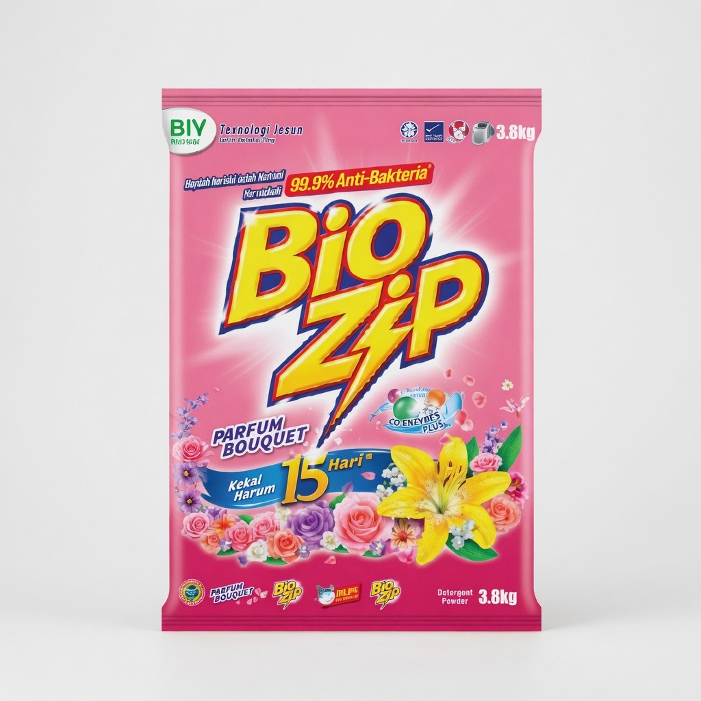 Bio Zip Detergent Powder Asst