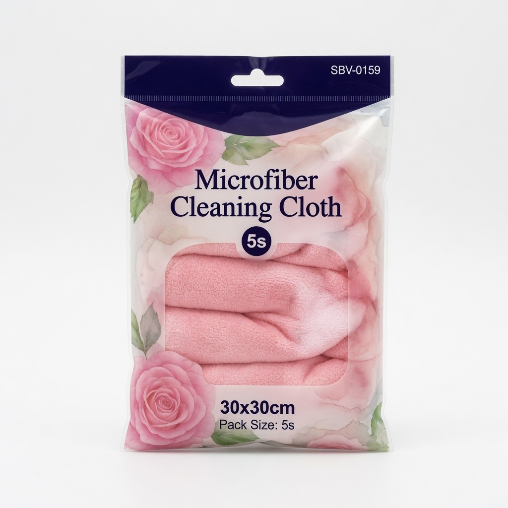 Microfiber Cleaning Cloth 5s Sbv-0159 30×30cm