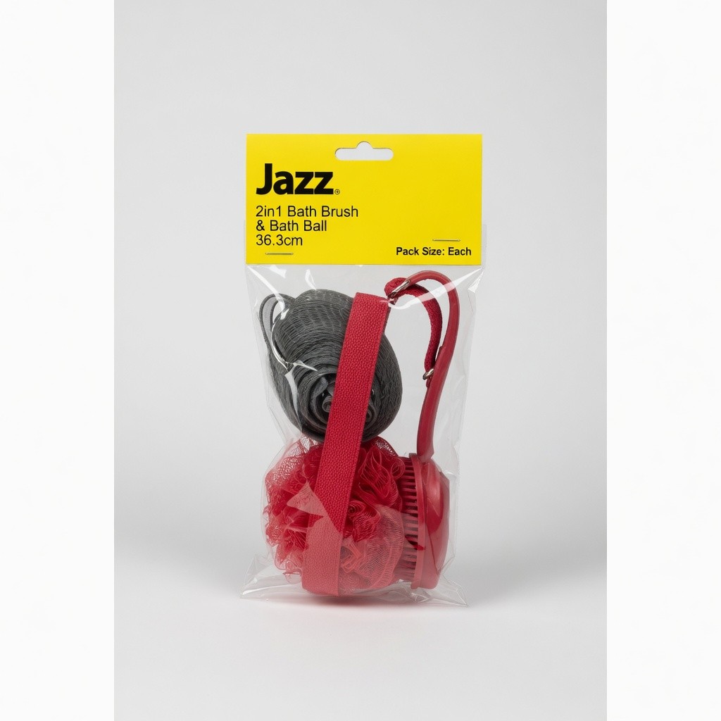Jazz 2in1 Bath Brush & Bath Ball 36.3cm
