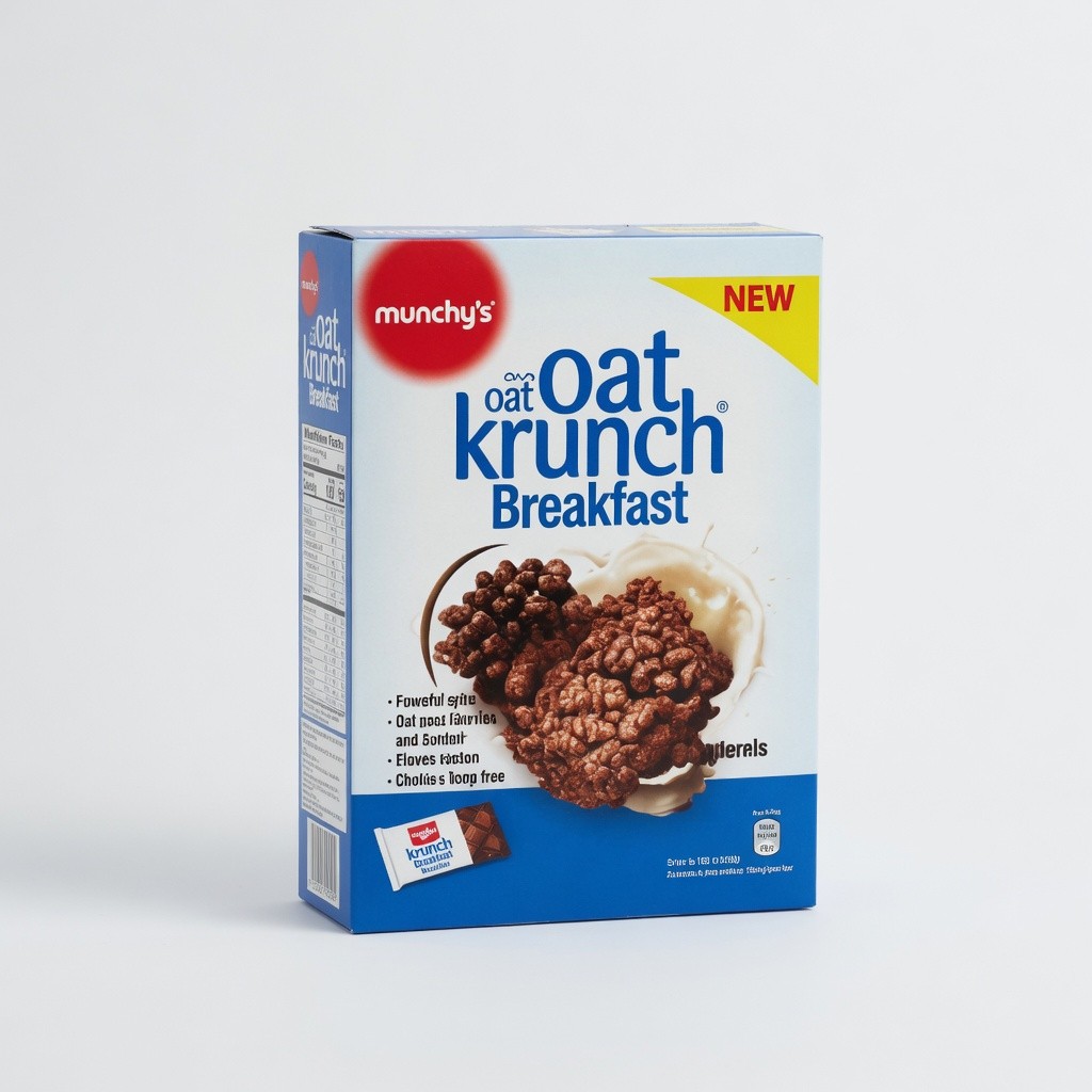 Munchy's Cat Krunch/Oat Krunch Breakfast