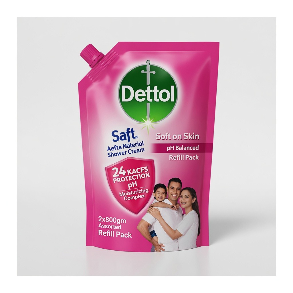 Dettol Shower Gel (Refill Pack) (Assorted