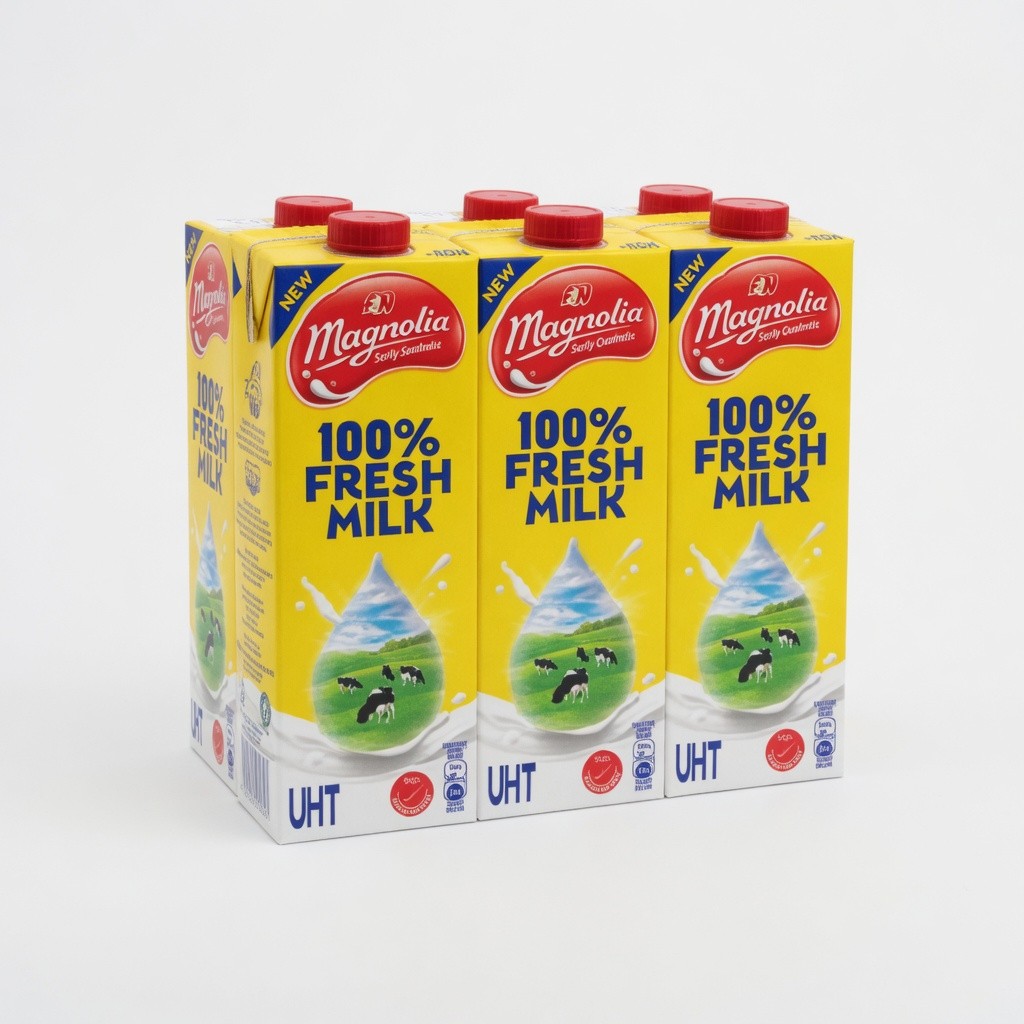 Magnolia UHT Fresh Milk 3×1l
