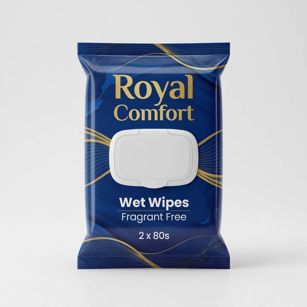 Royal Comfort Wet Wipes Fragrant Free
