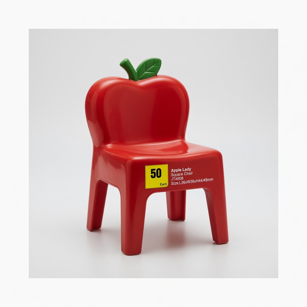 Apple Lady Square Chair Jt4606 Size:L36xW36xH44/49mm