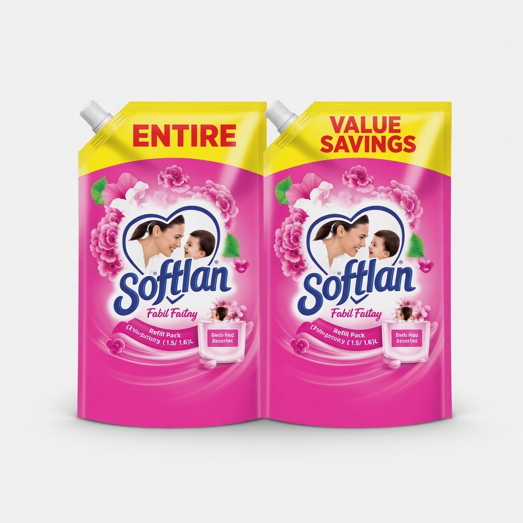 Softlan Liquid Softener (Refill Pack) (Assorted