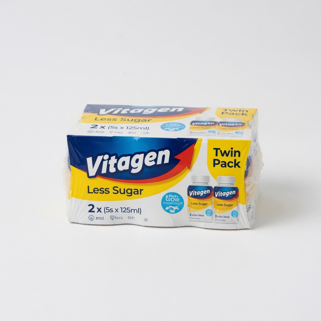 Vitagen Less Sugar (Twin Pack)