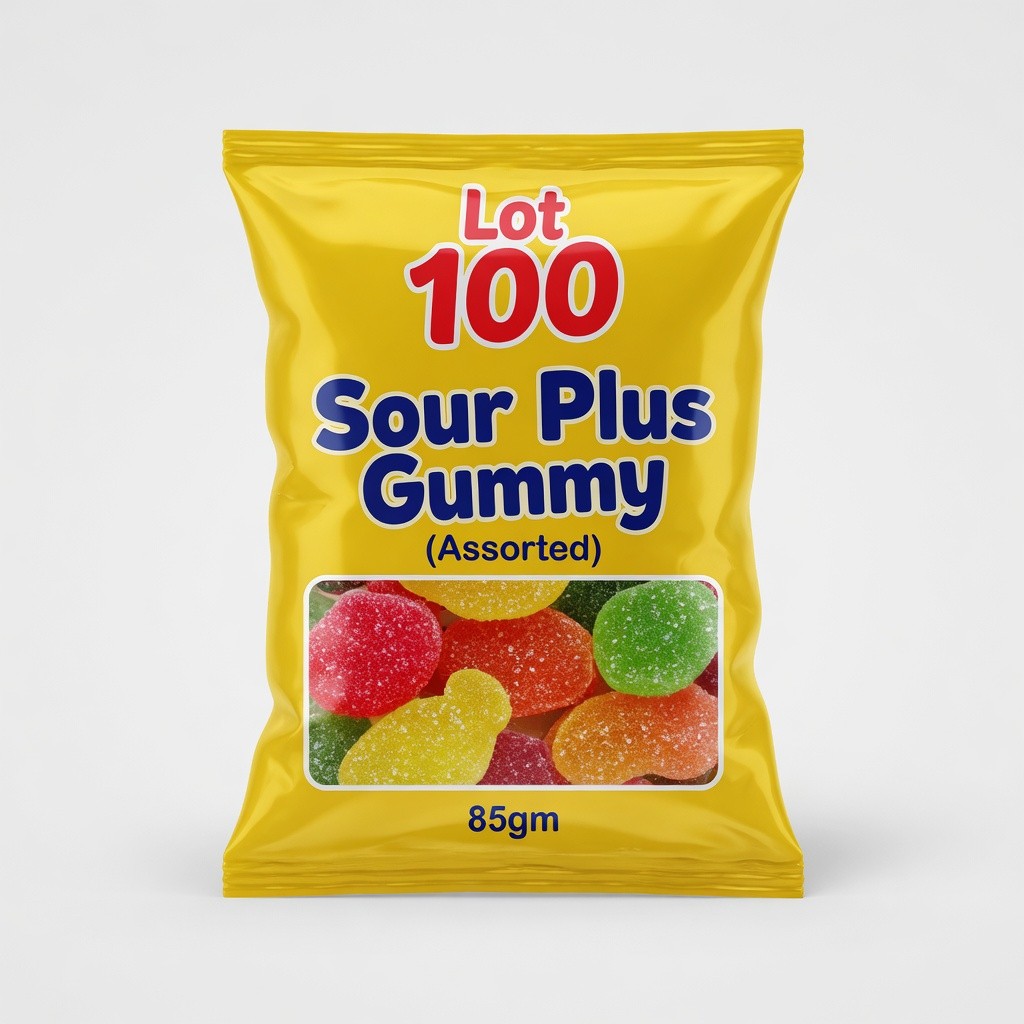 Lot 100 Sour Plus Gummy (Assorted)