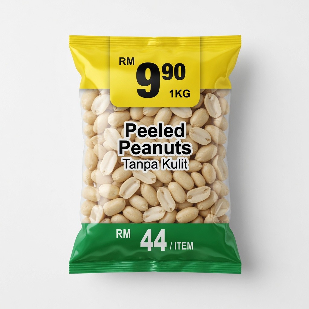 Peeled Peanuts