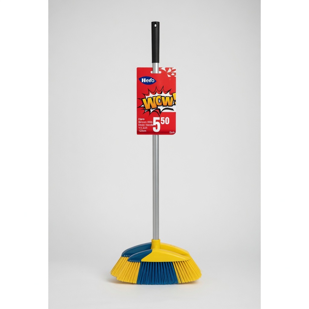 Hero Broom With Metal Handle Yx-225 120cm