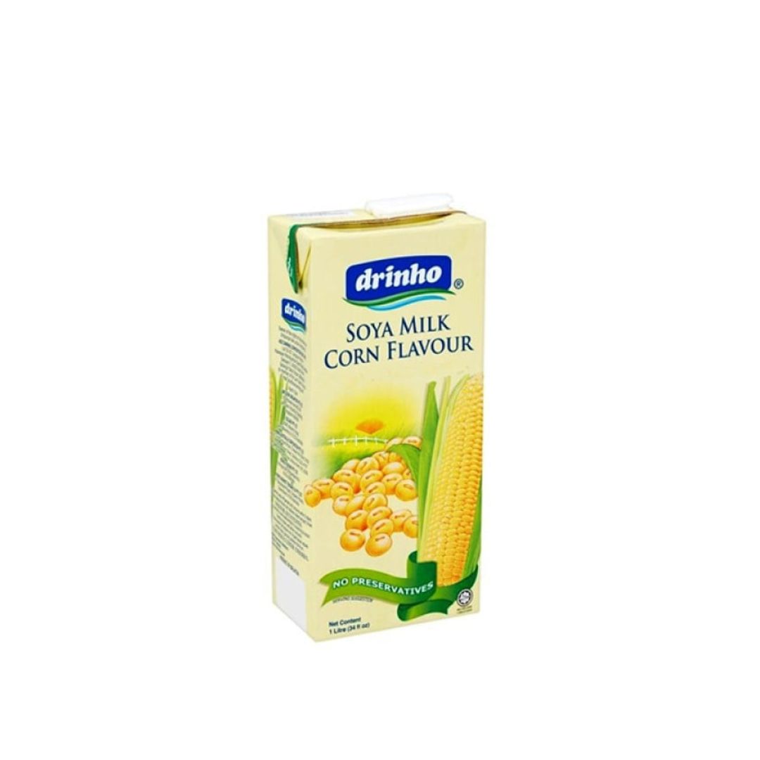Drinho Soya Milk Corn 1 Litre(pkt)