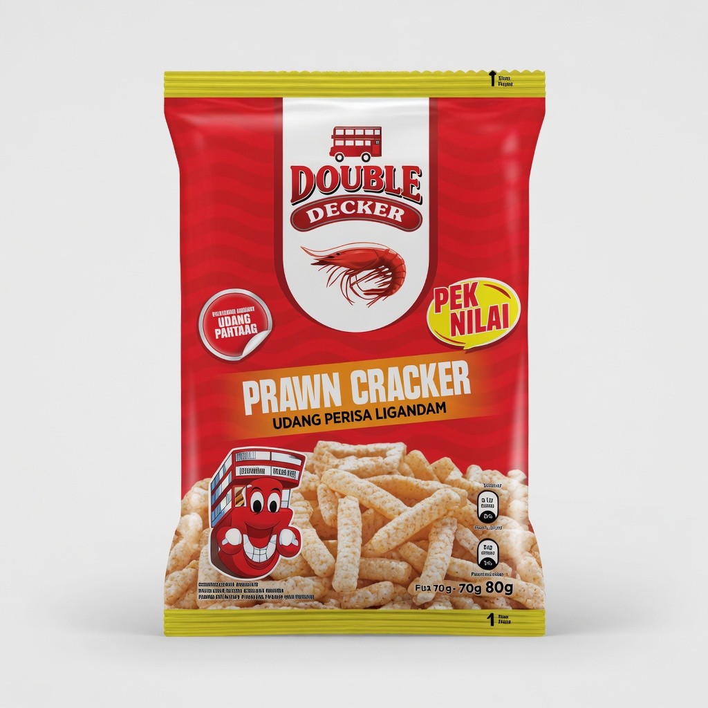 Double Decker/Corntoz Prawn Cracker/Corn Snacks
