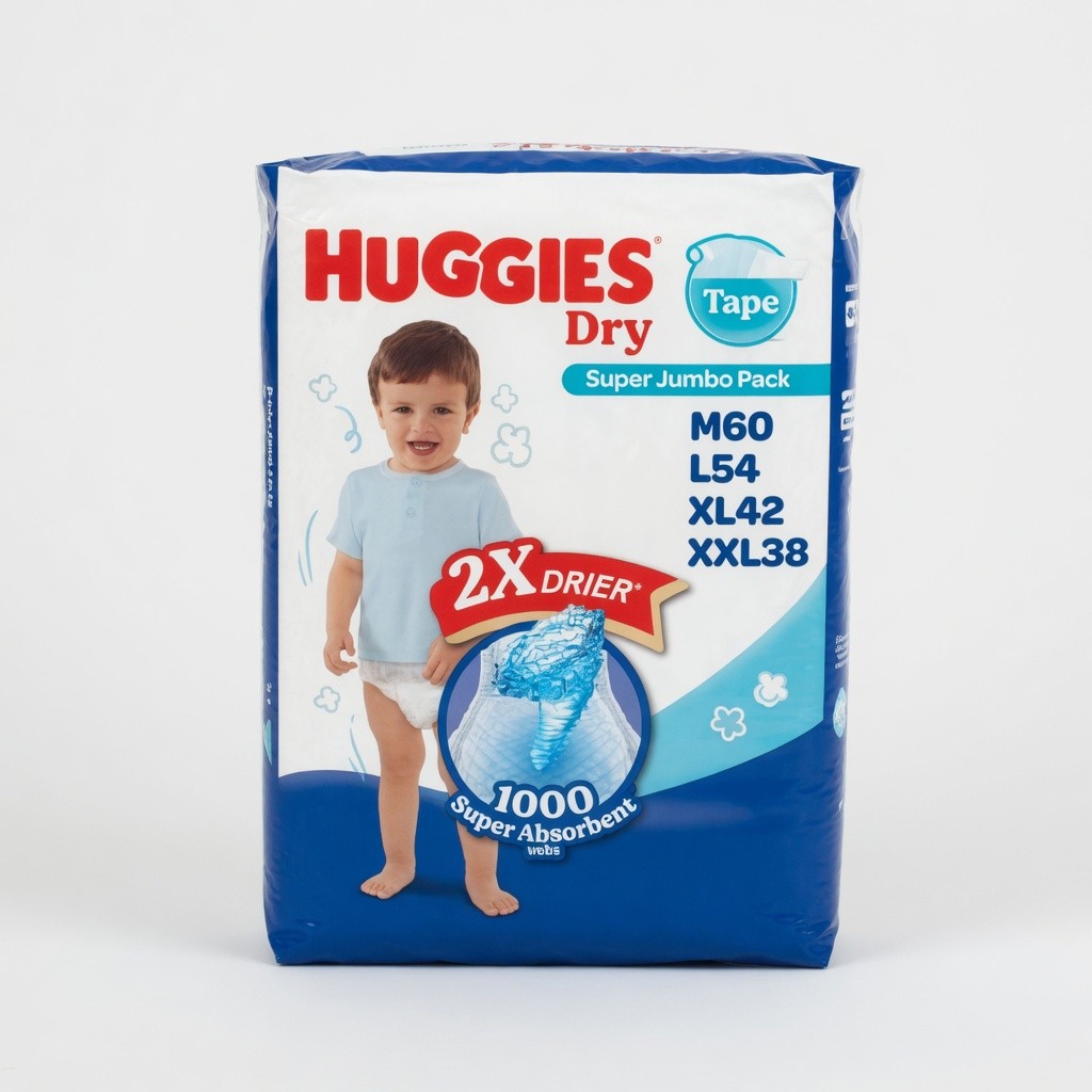 Huggies Dry Super Jumbo Packs