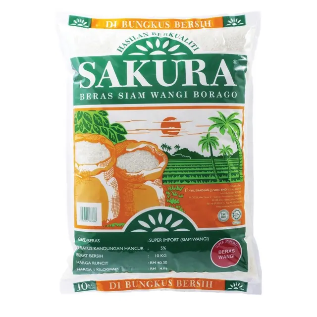 Sakura Beras Siam Wangi Borago (ssb) 10kg