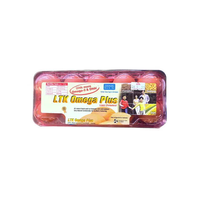 Telur Ayam Ltk Omega Plus 10 Pieces