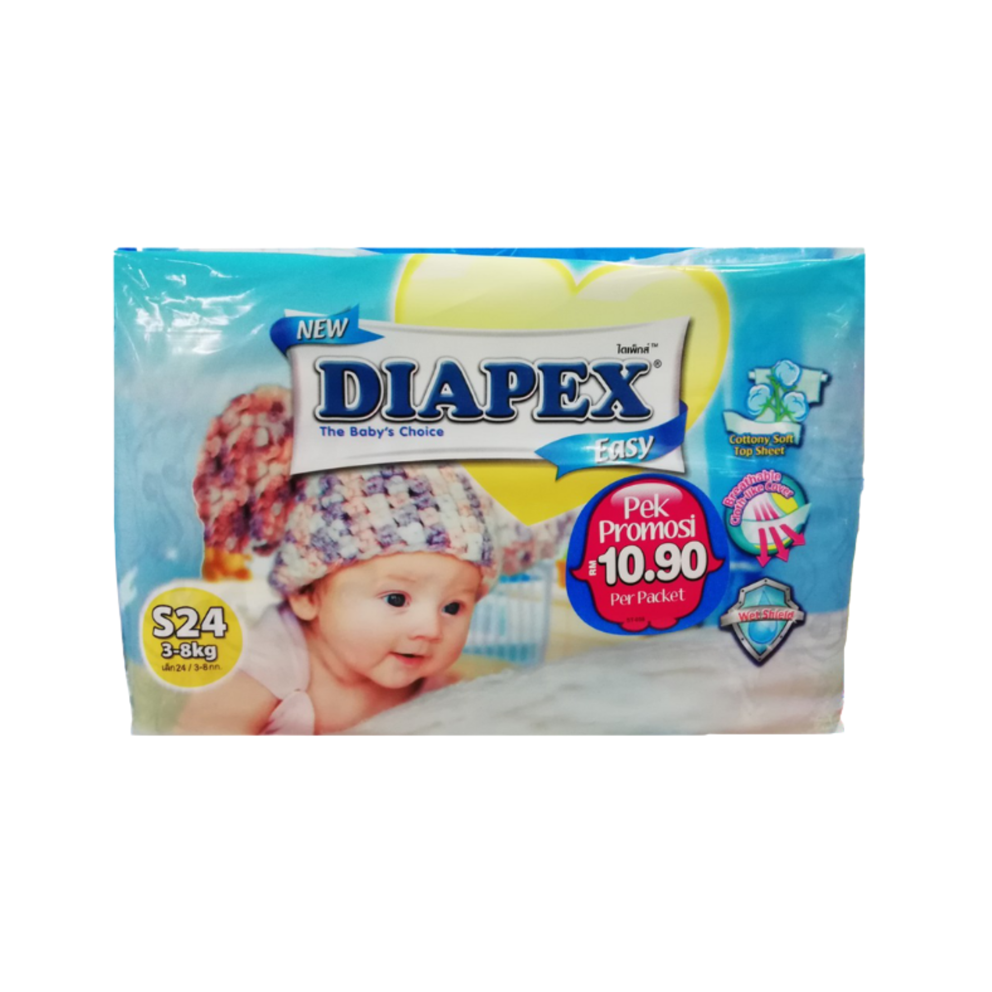 Diapex Easy Baby Diapers S 24