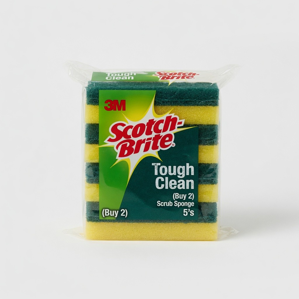 Scotch-Brite Tough Clean Scrub Sponge