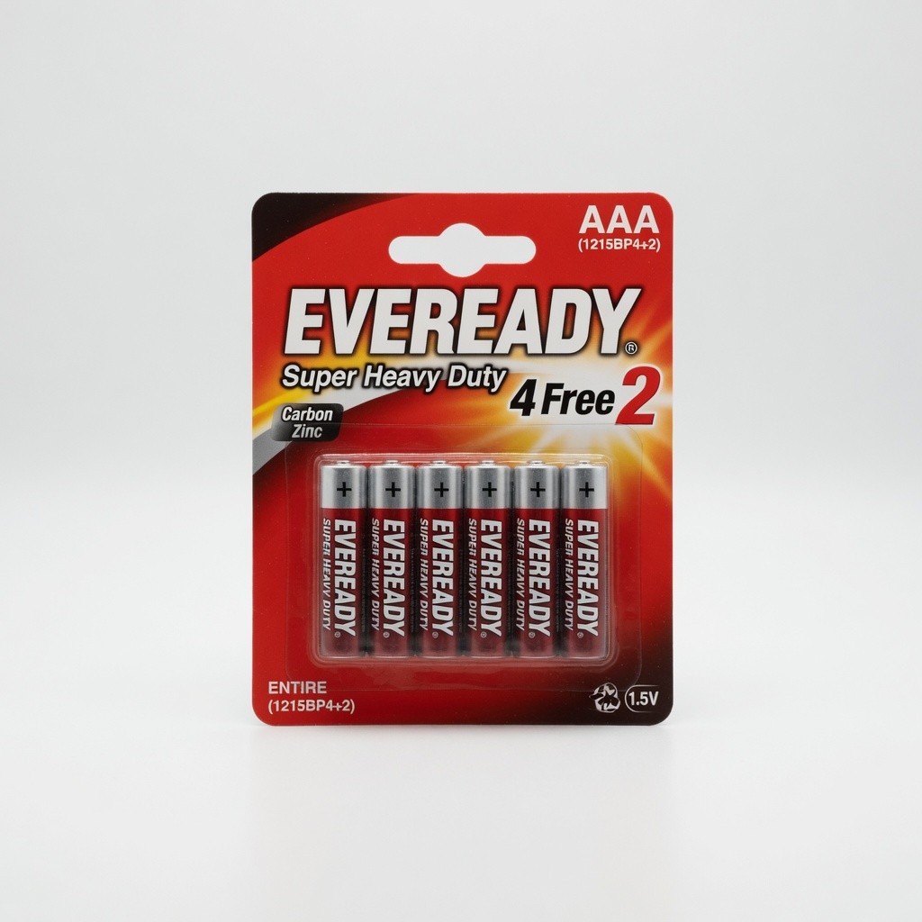Eveready Super Heavy Duty 4 Free 2 Aaa (1212bp4+2)/Aa (1215bp4+2)