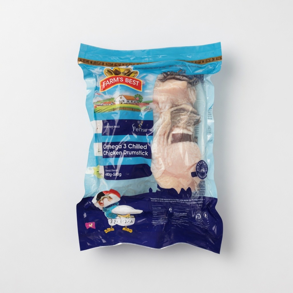 Farm's Best Omega 3 Chilled Chicken Drumstick 480g-500g