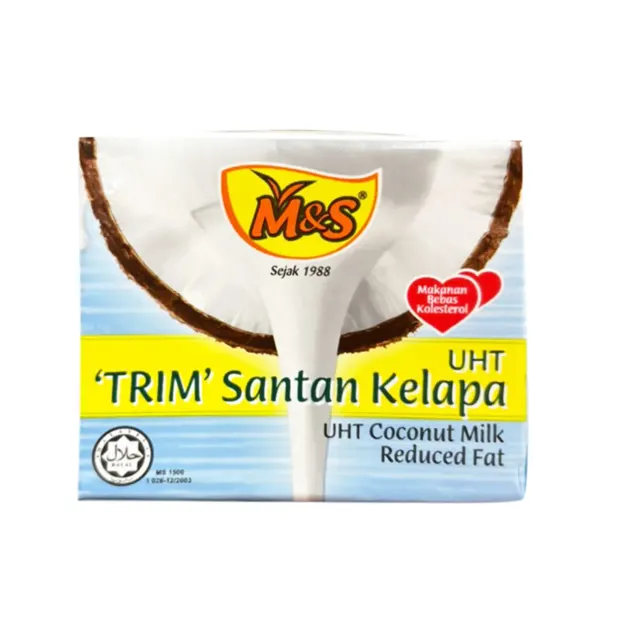 M&s Santan Kelapa Kurang Lemak (Low Fat Coconut Milk) 200ml