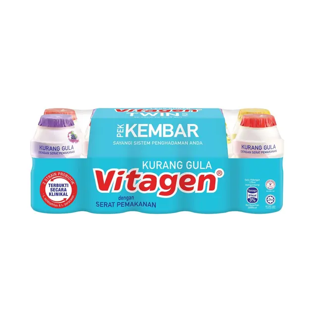 Vitagen Less Sugar Twin Pack