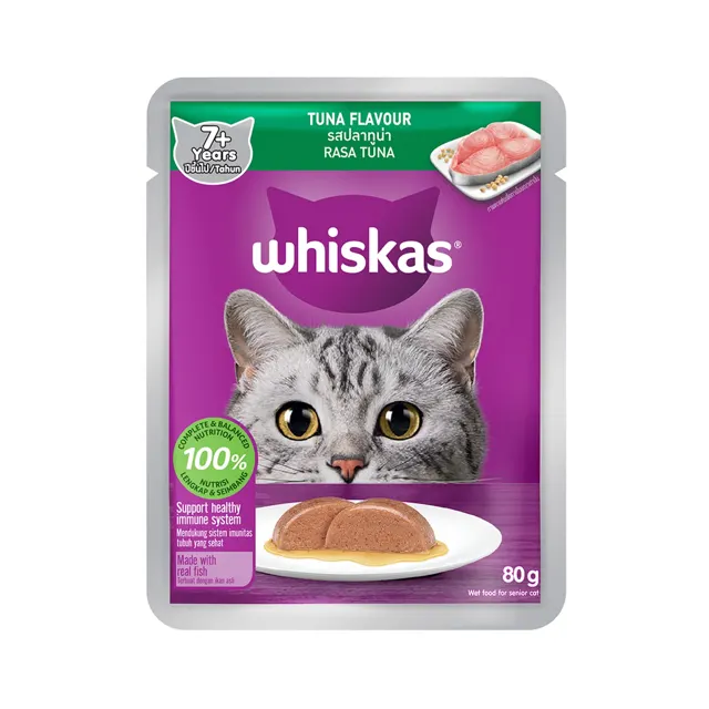 Whiskas Pouch 1+ Years (Grilled Saba Flavour) 80g