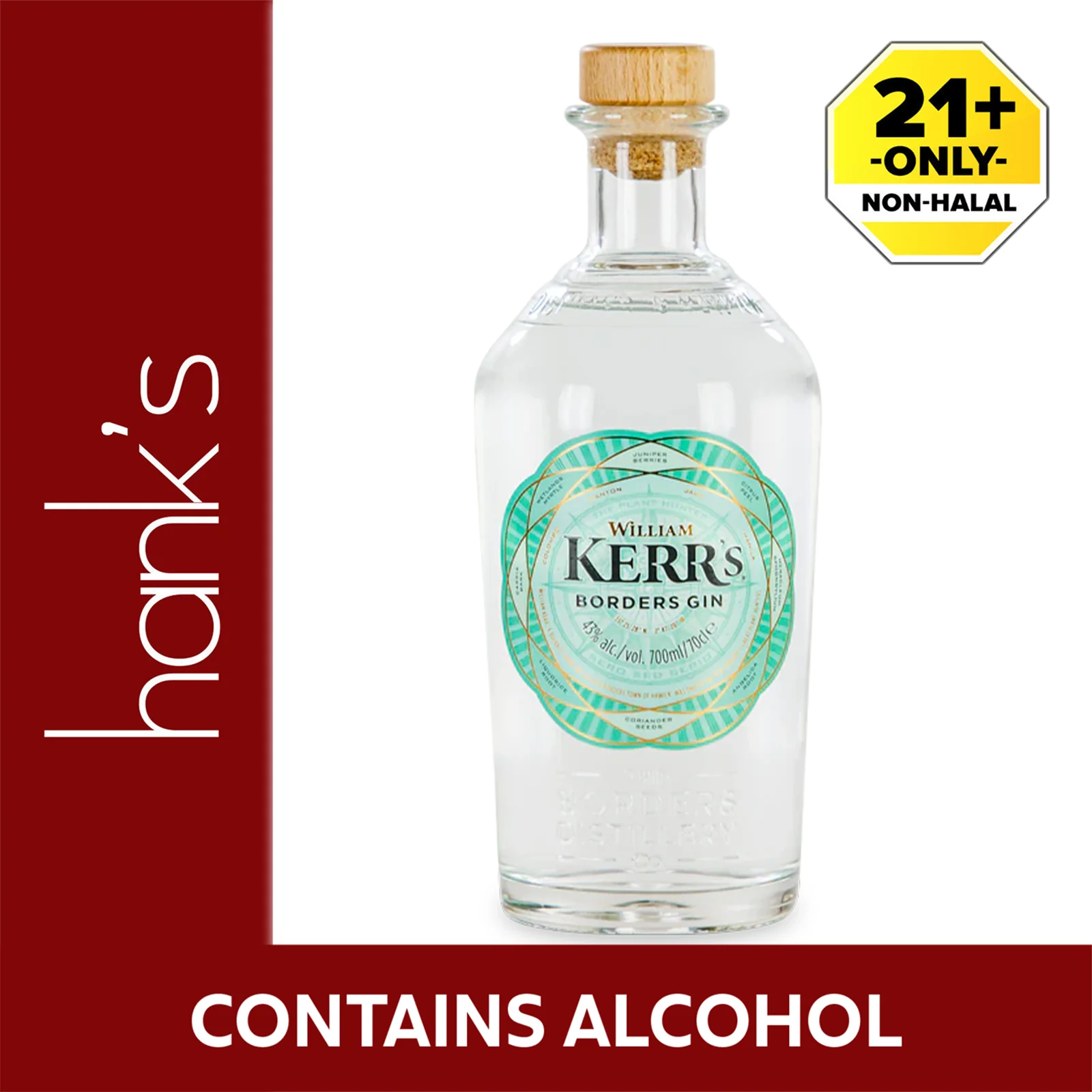 William Kerr's Borders Gin 700ml