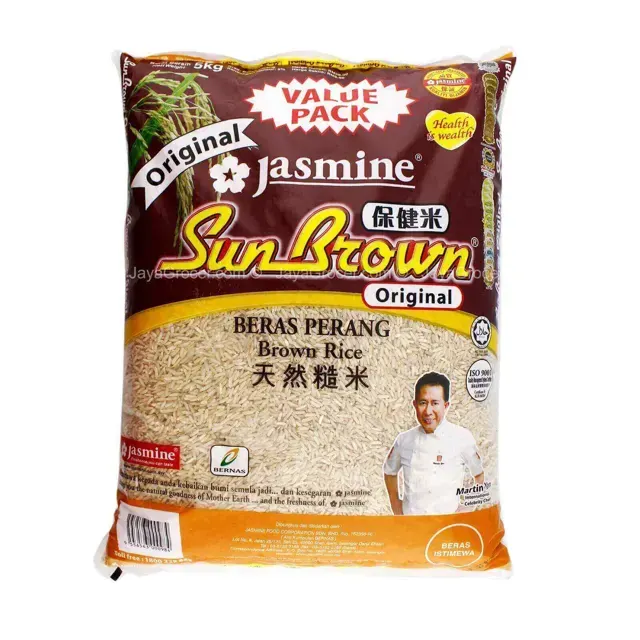 5kg Beras Perang Jasmine/Brown Rice Sunbrown 5kg[SHIP Within 24 HOURS][Harga Borong