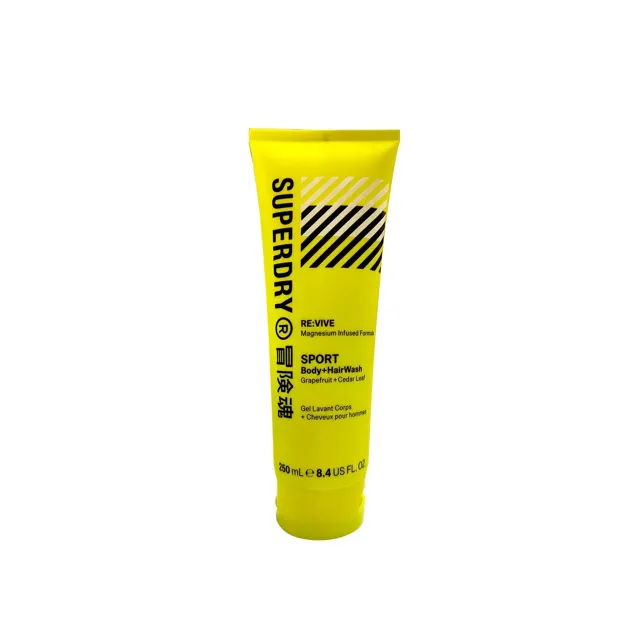 Superdry Sport Re:Active Body Plus Hair Wash 250ml