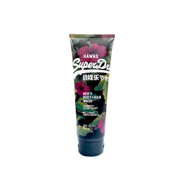 Superdry Mens Haw Vegan Body Plus Hair Wash 250ml
