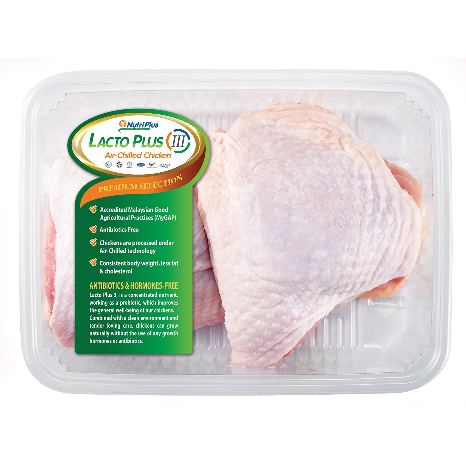 Lacto Plus Iii Chicken Thigh 400g+/