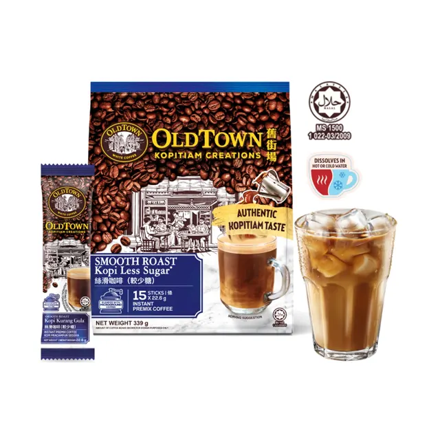 Oldtown Smooth Roast 3in1 15×22.6g